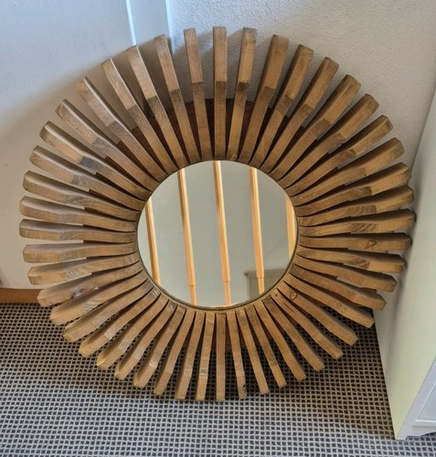 Spiegel strahlen holz - spiegel,
