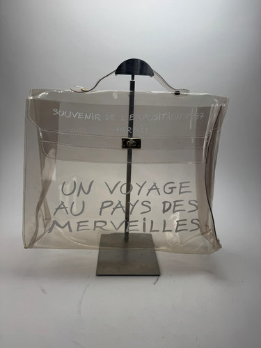 Vintage hermes transparent pvc - vintage,