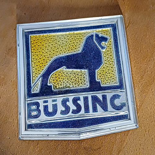 Büssing emblem original - emblem,,