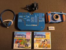 Vtech Tablet Storio Max 2.0 + Camera Kidizoom Duo + Kopfhörer+ 2 Spiele+ Zubehör