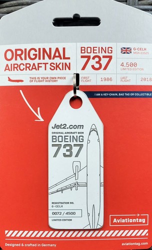 Aviationtag jet2 boeing 737 - jet2,