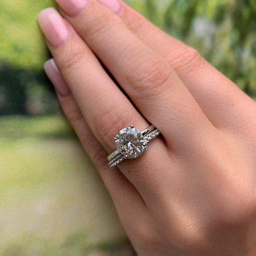 Massiver 14k weißgold 20ct - massiver,