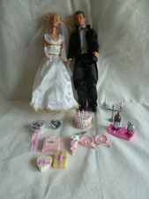Barbie und Ken Mattel - großes Hochzeitsset - vintage - Bekleidung, Puppen, Deko