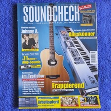 Soundcheck 07-2004, Johnny A., Roland Fantom X7, dbx 162 SL, Line 6 Variax 