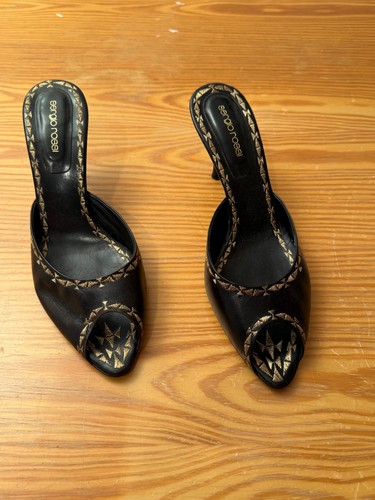 Sergio rossi mules stiletto - sergio,