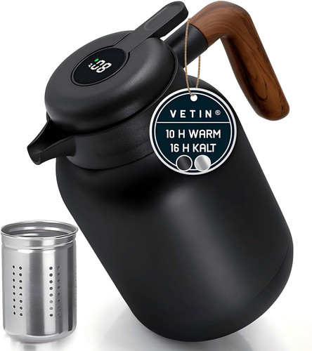 Thermoskanne mit teesieb 5l - thermoskanne,