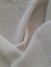 Chiffon, Stoff, ivory, crash