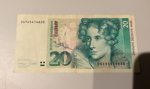 Deutsche mark schein 1991 - deutsche,
