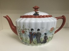 Chinesische teekanne geishas - teekanne,