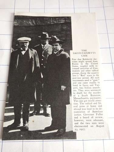 Sacco vanzetti usa - sacco,