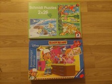 Puuzle 4 Stück Tiere Und Meister Manny Ab 4 Jahre 20 / 26 Teile