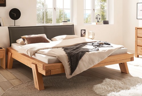Balkenbett bett 200x200cm - bett,