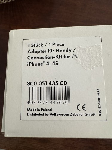 Volkswagen handyadapter - vw,