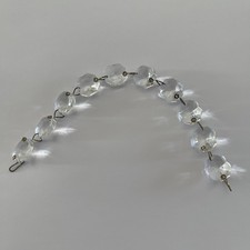 1Stück bohemia Crystal Lüsterkette 14mm Octagons - 20cm lang