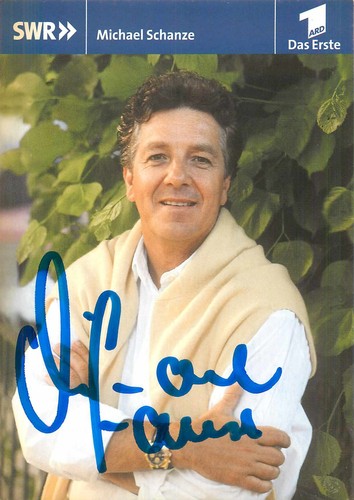 Autogramm michael schanze tv - -,