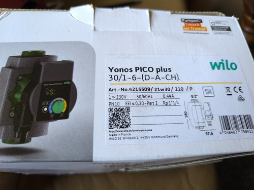 Wilo yonos pico plus 6 - wilo, 30/1-6