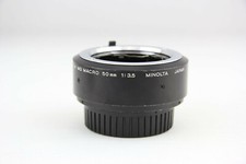Minolta MACRO Adapter 1:1 - 1:2 Abbildung für MINOLTA MD MACRO 50mm 1:3.5 #8368