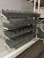 Tego Sanitärfachmarkt Regal Ladenregal Wandregal Gitterkorb Gitterfachboden 3m