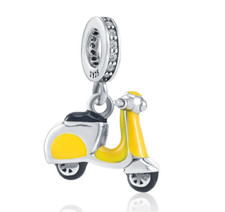 Charm Bead Vespa 925 Sterling