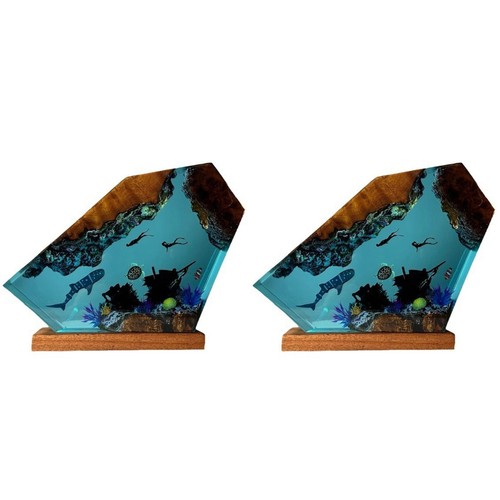 Unterwasser harzlampe - 2x,