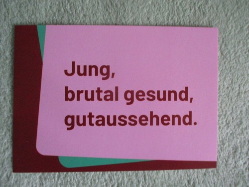 Postkarte karte jung - postkarte,