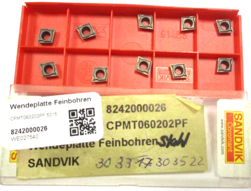Sandvik wendeplatten zum - 10,