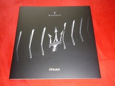 MASERATI Ghibli III M157 Diesel S Q4 Prospekt Brochure Depliant Folleto von 2018