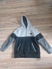 Kapuzen Sweatjacke mit Teddyfell von C&A in Größe 134/140