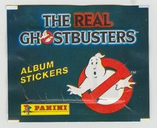 Panini The Real Ghostbusters ungeöffnetes Sticker Pack Paket um 1984