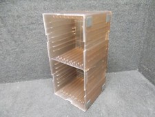 Ständer für 18 CD's, aus Kunststoff, braun-transparent von Deja #IK-473