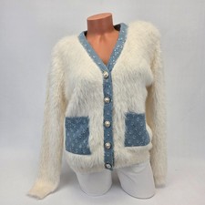 Damen Cardigan Langhaar