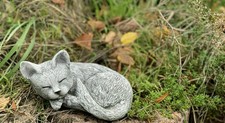 Frostfeste steinfigur katze - frostfeste,