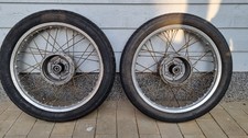 2 Kompletträder für Simson Schwalbe KR51, S51, S50, S53 Hinten / Vorne -original
