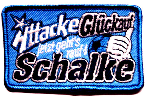 Aufnäher attacke schalke - aufnäher,
