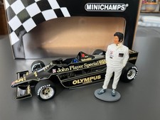 1:18 Minichamps Lotus 79 #5 & Custom Mario Andretti Figure 1978 World Champion