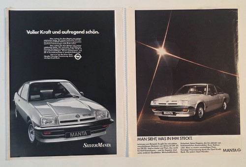 Opel manta werbebilder 80er - opel,