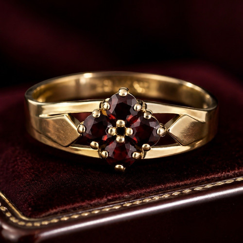 333 gelbgold ring mit - gelbgold,