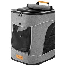 B-Ware Haustierrucksack grau Rucksack Haustier Hund Katze