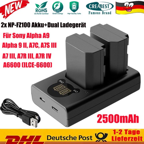 2500mah fz100 akku - 2500mah, np-fz100