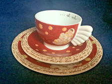 Weihnachtliches Porzellan Kaffeegedeck THUN ...al volo... 2007