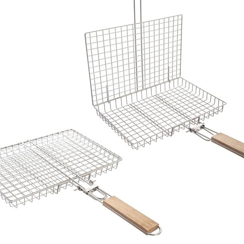 Grillkorb verchromt grillrost - grillkorb,
