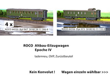ROCO 44550 & 44556 Eilzugwagen