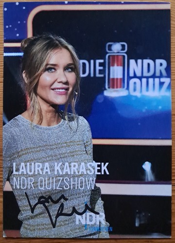 Laura karasek orig autogramm - laura,