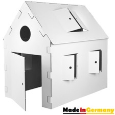 XL Kinder Spielhaus Pappe Papphaus Karton Papier Kartonhaus Papierhaus Kingpower