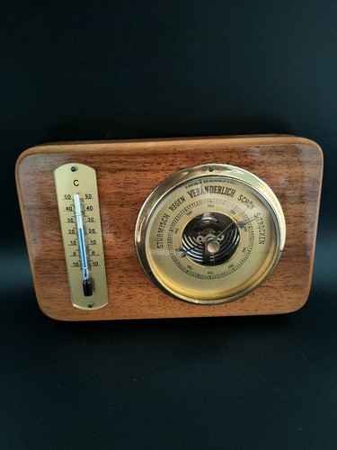 Barometer thermometer vintage - barometer/thermometer,
