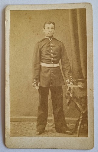 Cdv foto deutscher - -, soldat