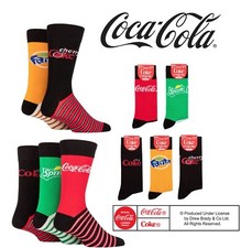 Herren und Damen 5 Paar Coca-Cola, Diät-Cola, Fanta, Sprite und Kirsch-Cola-Socken