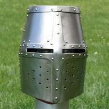 Mittelalter Templerritter Helm Larp Rüstung Helm Kampfkrieger Helm Geschenk Neu