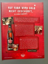 Havana Club Rum Kuba Gold gebrannt 2011 Vintage Ad Werbung Reklame