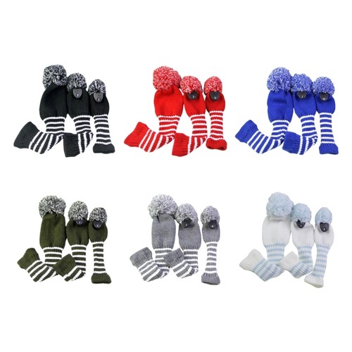 3pcs golf club head cover - head,